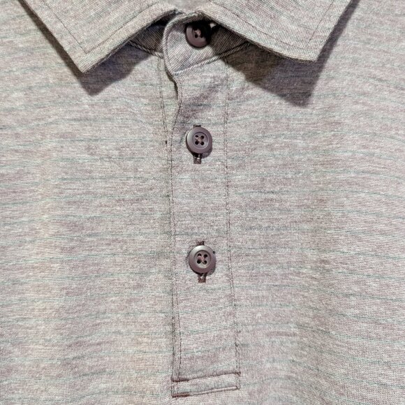 Men's Lululemon Short Sleeve Collared Polo Shirt - Picture 3 of 5